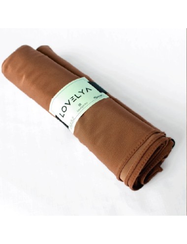 Premium Jersey Satijn - Bruin Nude