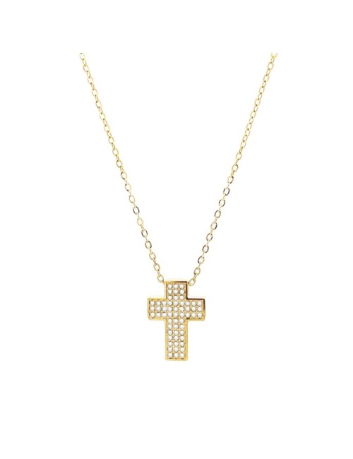 Privé : Collier Croix - Or jaune
