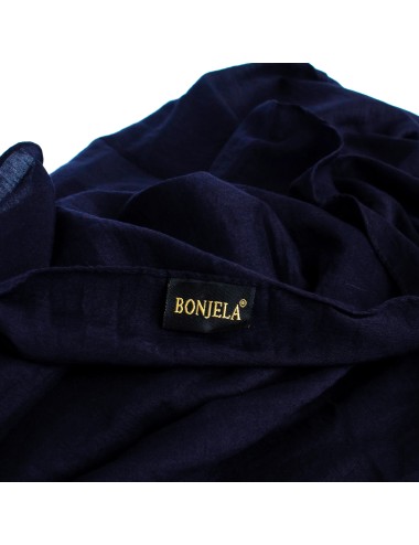 Katoenen Sjaal - Donkerblauw