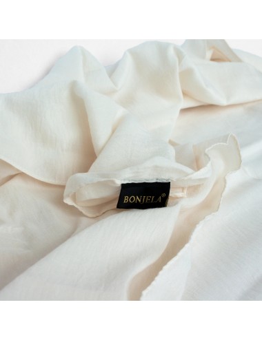 Katoenen Sjaal - Licht Beige
