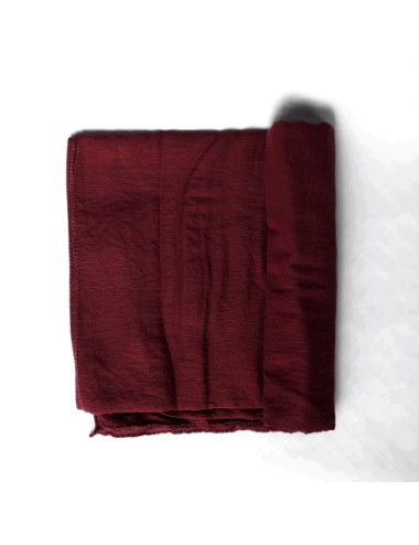 Foulard en coton - Rouge foncé
