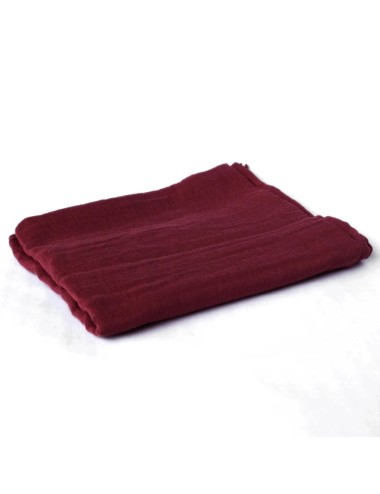 Foulard en coton - Rouge foncé