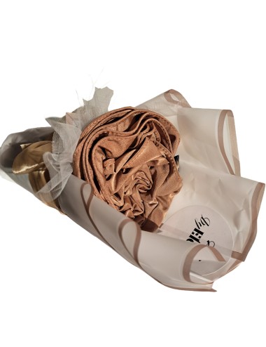 Hijab Boeket Satin Premium Jersey - Bruin Nude