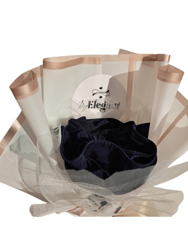 Foulard Bouquet Premium Jersey Satin - Bleu Royal