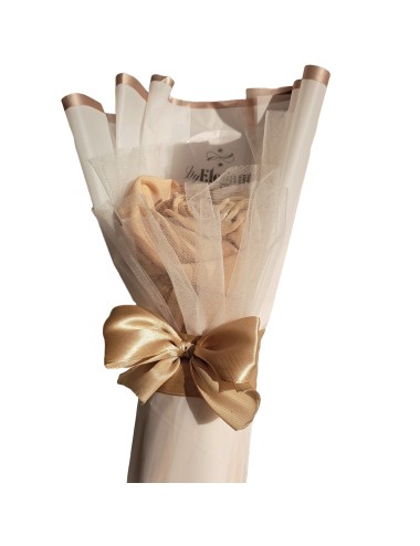 Schal Bouquet - Premium Jersey Line - Heller Pfirsich