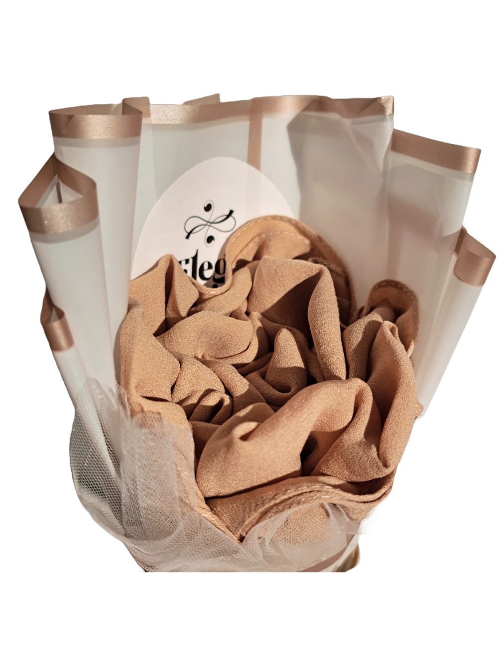 Hijab Boeket - Jazz Hoofddoek - Lichtbruin Hijab Boeket - Jazz Hoofddoek - Lichtbruin