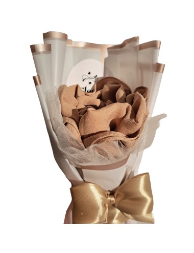 Foulard Bouquet - Foulard Jazz - Marron Clair