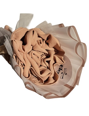 Foulard Bouquet - Foulard Jazz - Marron Clair