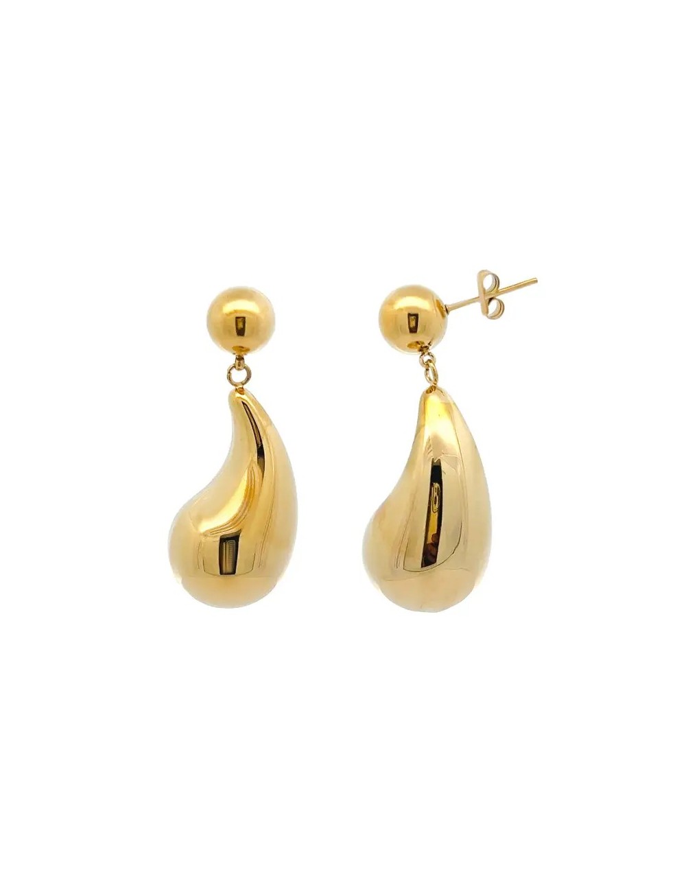 Waterdrop Earrings - Yellow Gold Waterdrop Earrings - Yellow Gold