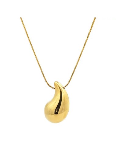 Collier en forme de goutte d'eau - or