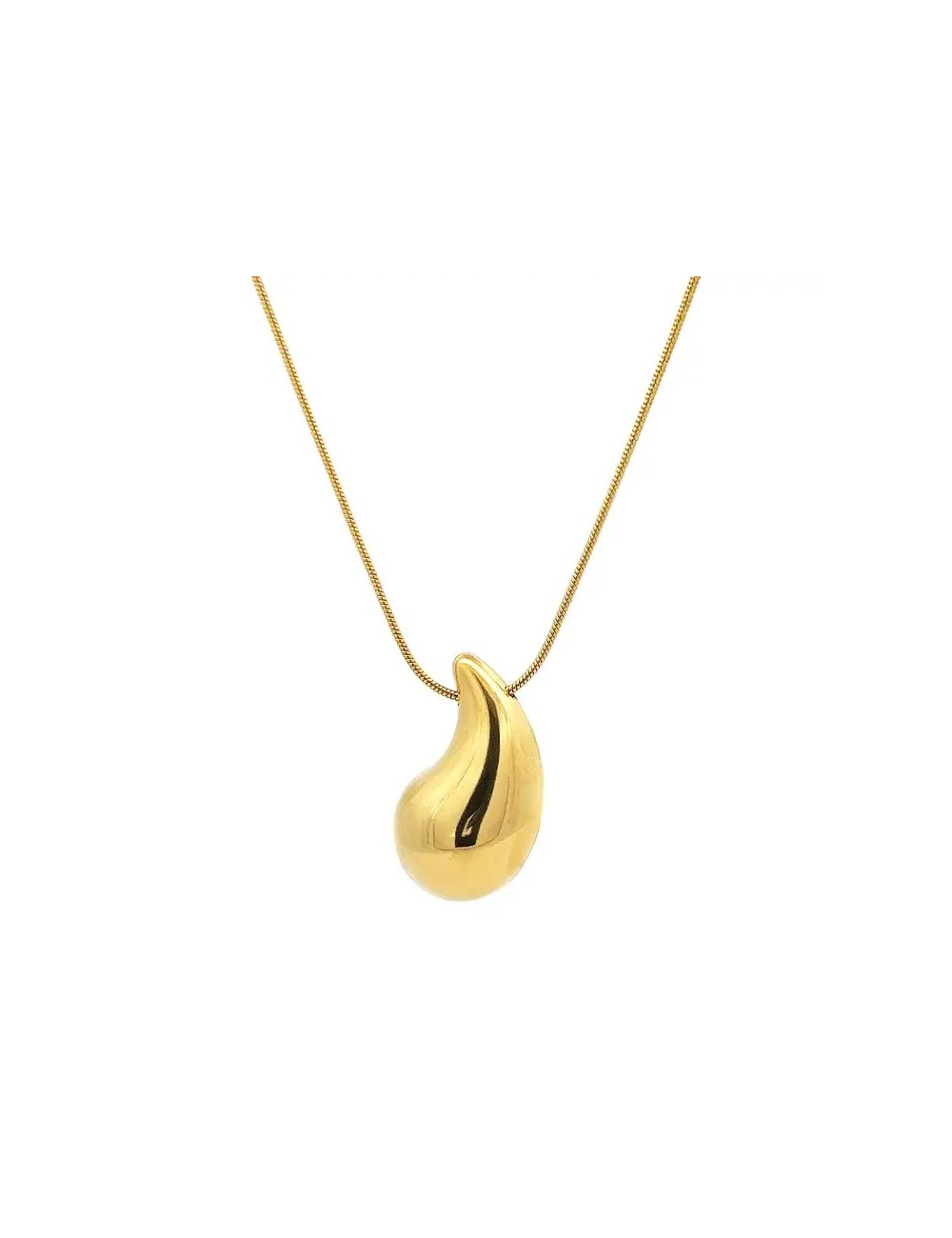 Collier en forme de goutte d'eau - or Collier en forme de goutte d'eau - or