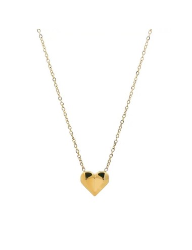 Collier en forme de cœur - or