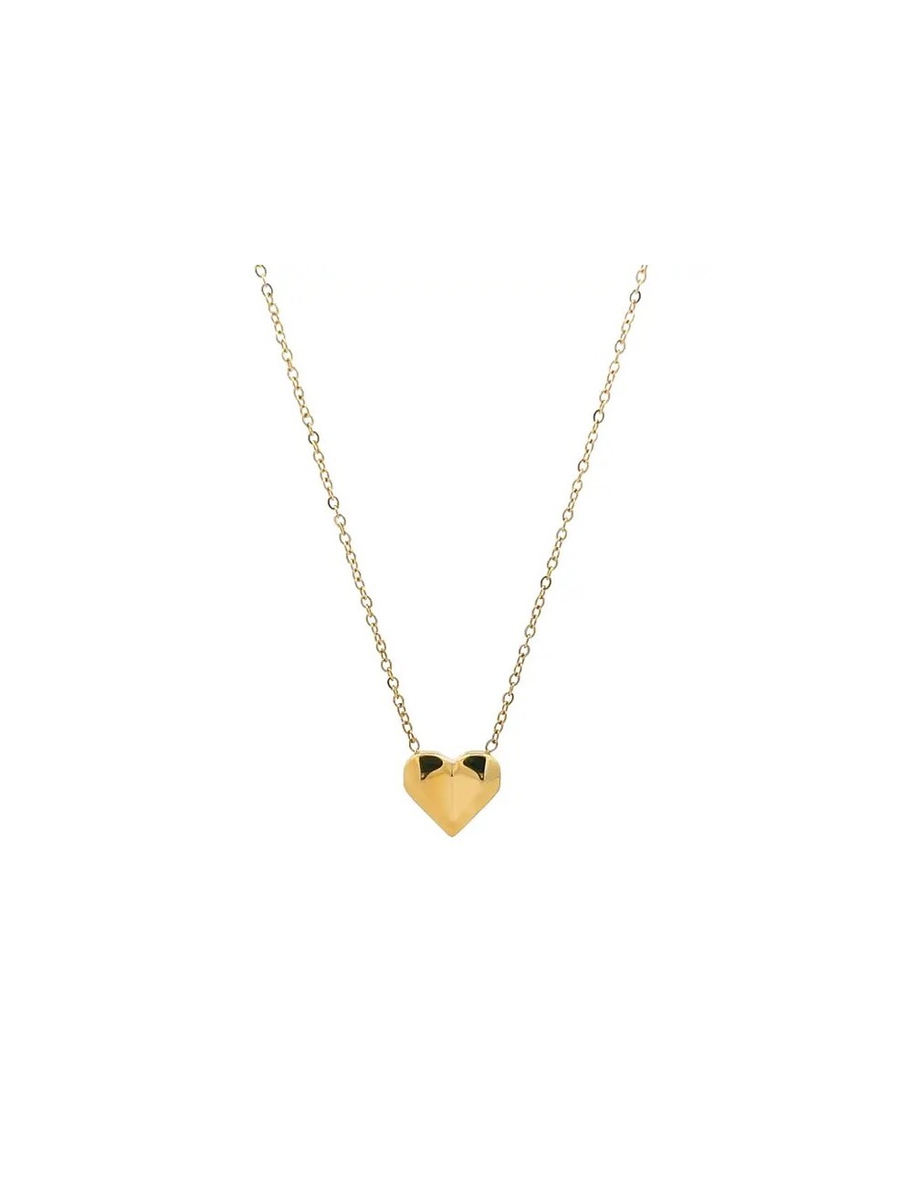 Collier en forme de cœur - or Collier en forme de cœur - or
