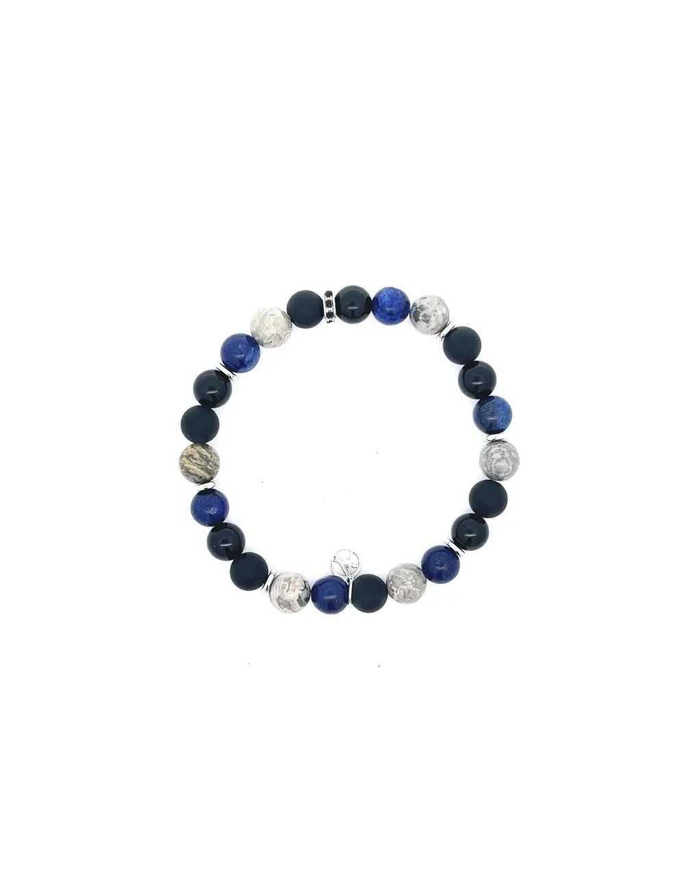 Steinperlen-Armband - Blau Steinperlen-Armband - Blau